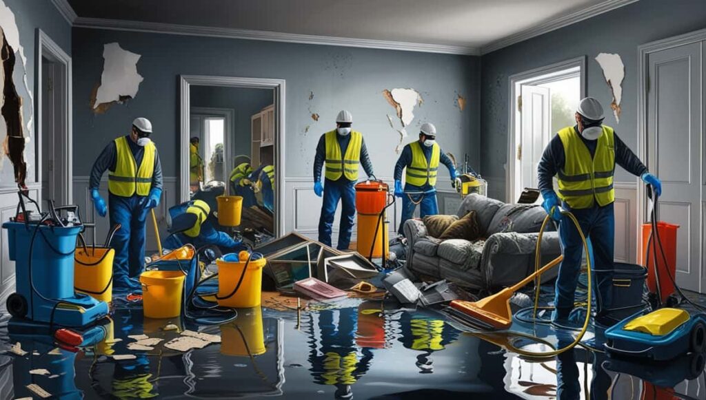 emergency water damage restoration in Centennial, CO