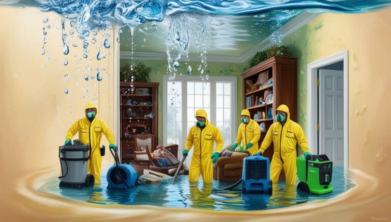 water damage restoration process