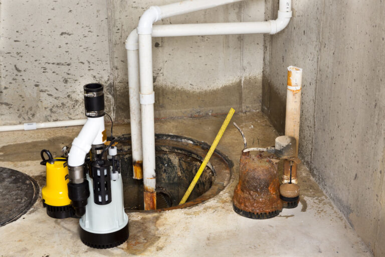 winter sump pump problems